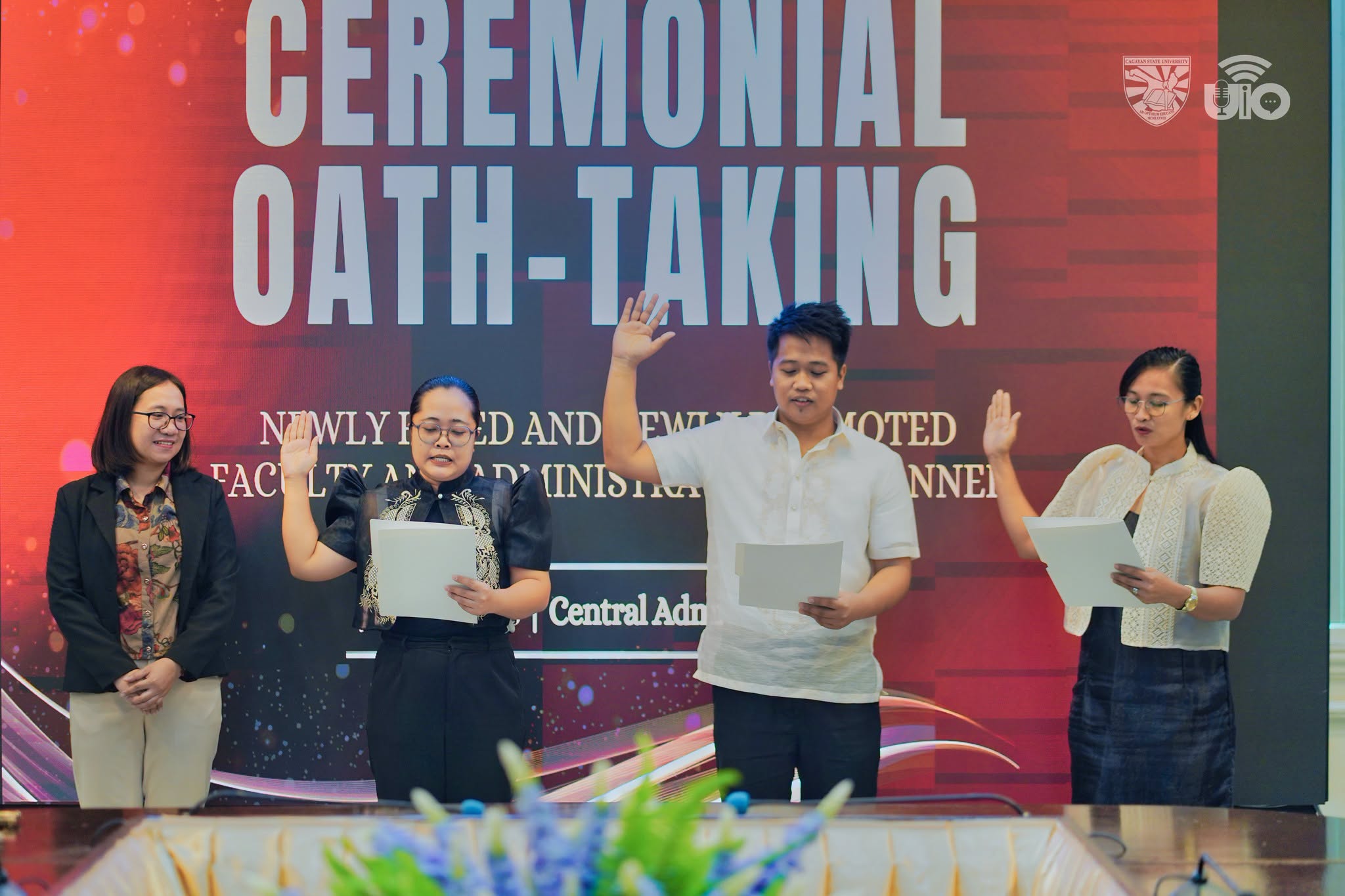 OIC PRESIDENT IBAÑEZ ADMINISTERS OATH TO 89 NEWLY HIRED AND PROMOTED CSU EMPLOYEES photo 24